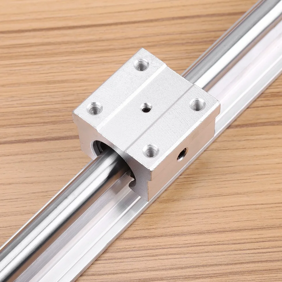 Prowadnice liniowe SBR12 łożysko kulkowe 700mm 12mm zestaw 2+4 rolki SBR12UU