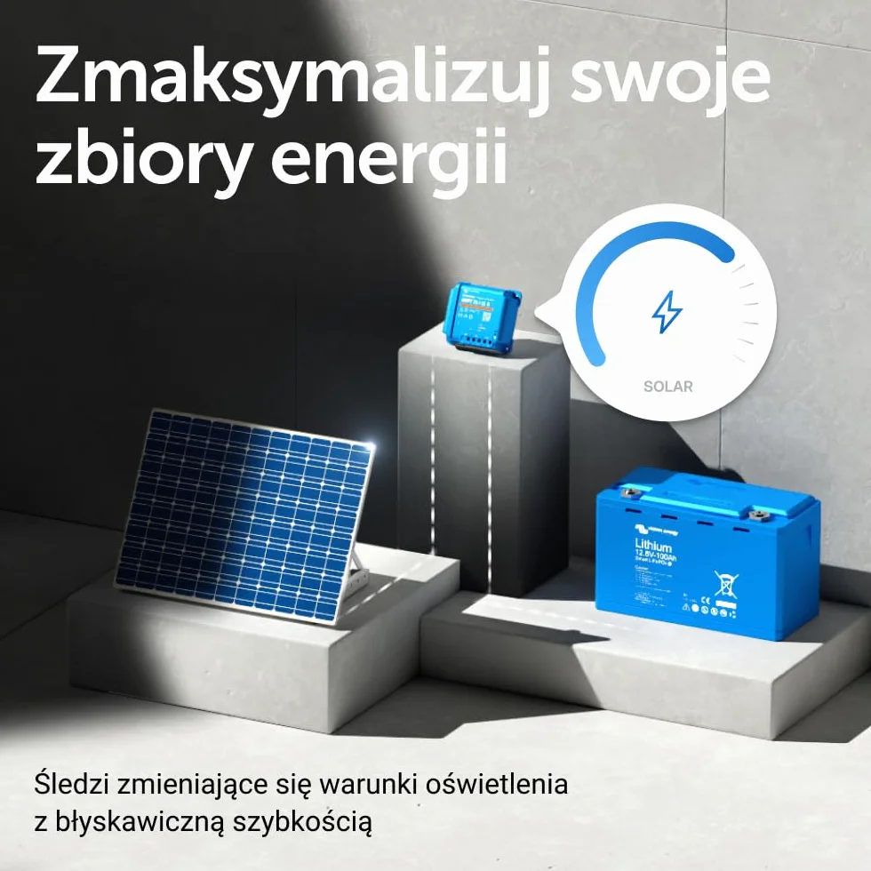 Victron Energy SmartSolar MPPT 75V 15A 12/24V Kontroler Ładowania Słonecznego Bluetooth