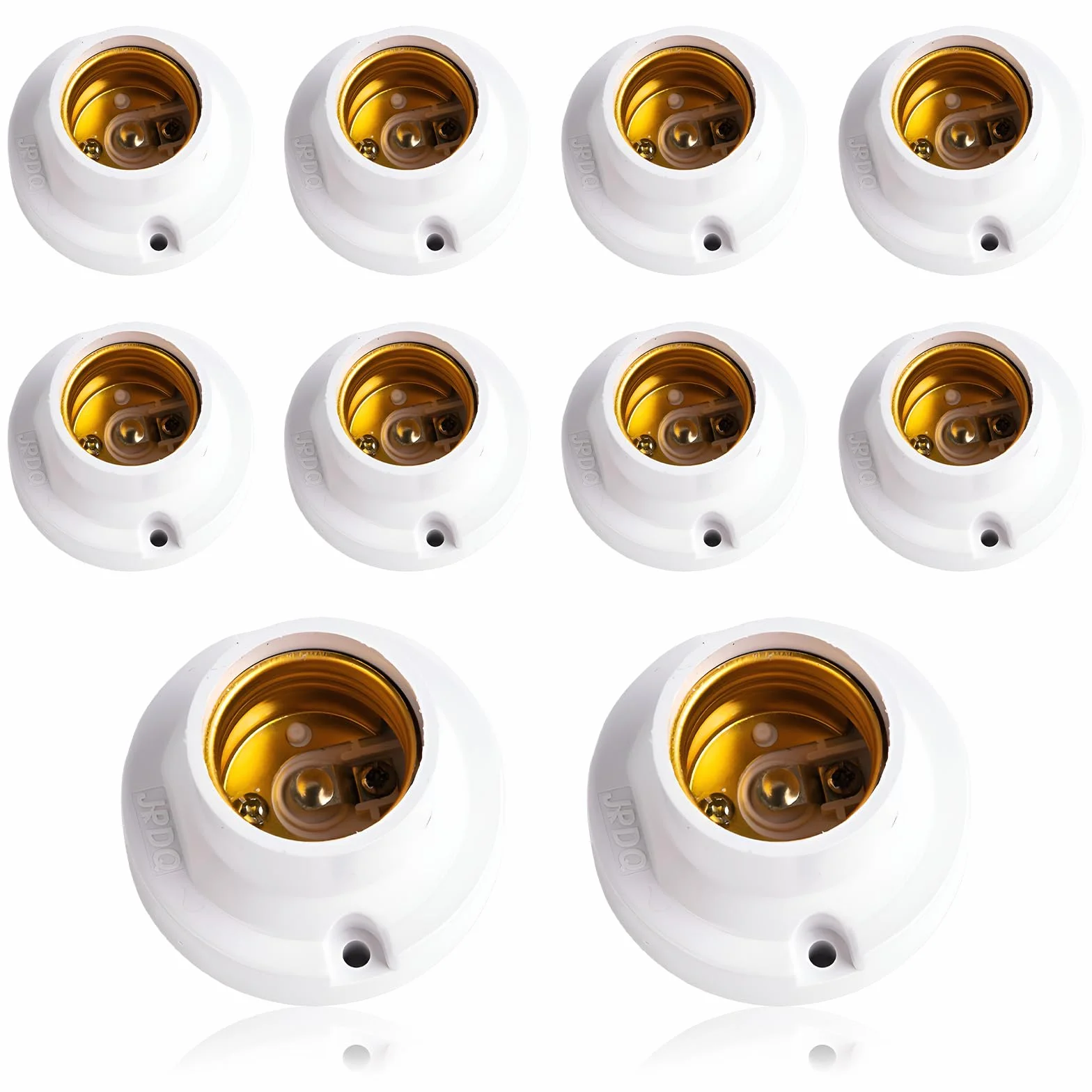 E27 oprawki do lamp vintage 10 sztuk biała