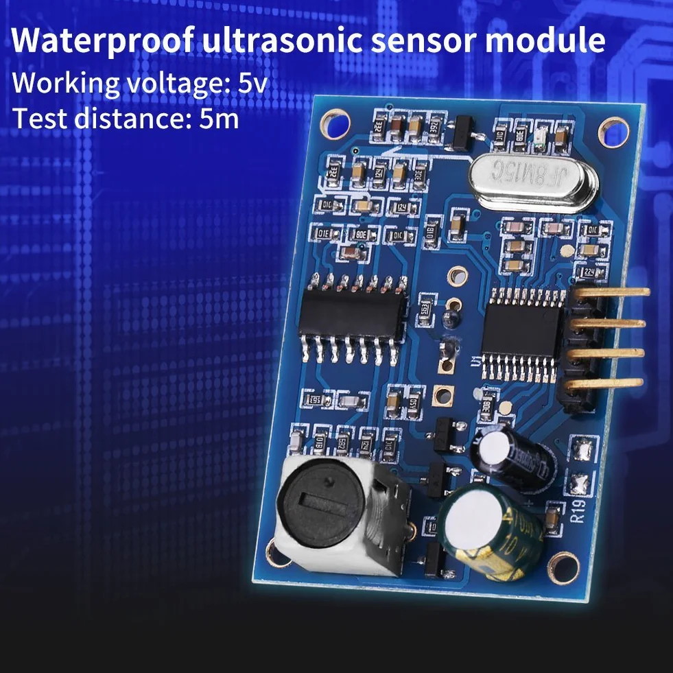 JSN-SR04T moduł czujnika ultradźwiękowego 5 V cyfrowy czujnik temperatury, wodoszczelny czujnik odległości