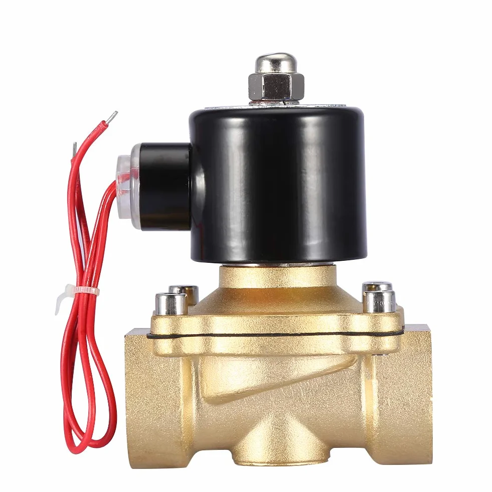 Elektrozawór elektryczny, AC 220 V, DN25, 1 cal, mosiądz, 1 MPa, 0-10 kg, woda NC, normalnie zamknięty, bezpośredniego działania, dwukierunkowy zawór elektromagnetyczny, szybki, czuły