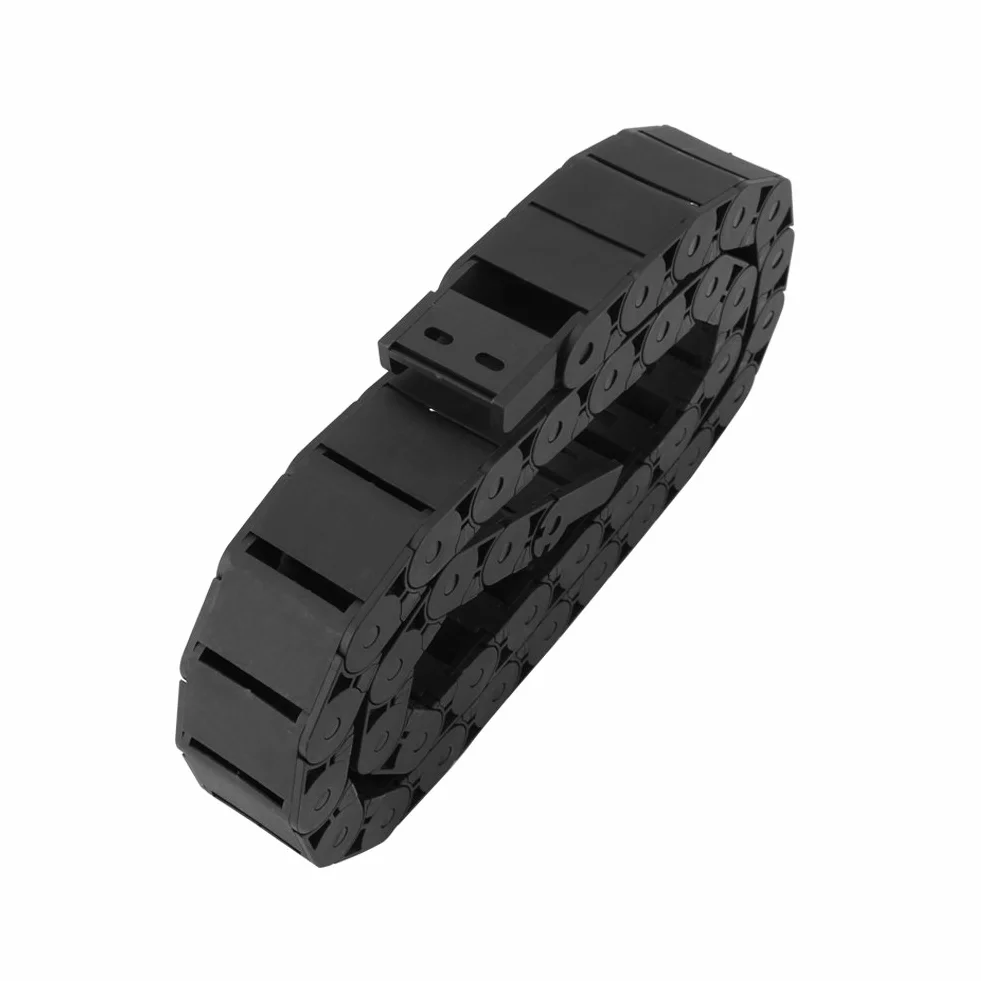 Łańcuch holowniczy z nośnikiem kablowym, nylonowy łańcuch kablowy, mocowanie maszyny do grawerowania drutu 15 mm x 30 mm do elastycznych kabli i małych węży hydraulicznych lub