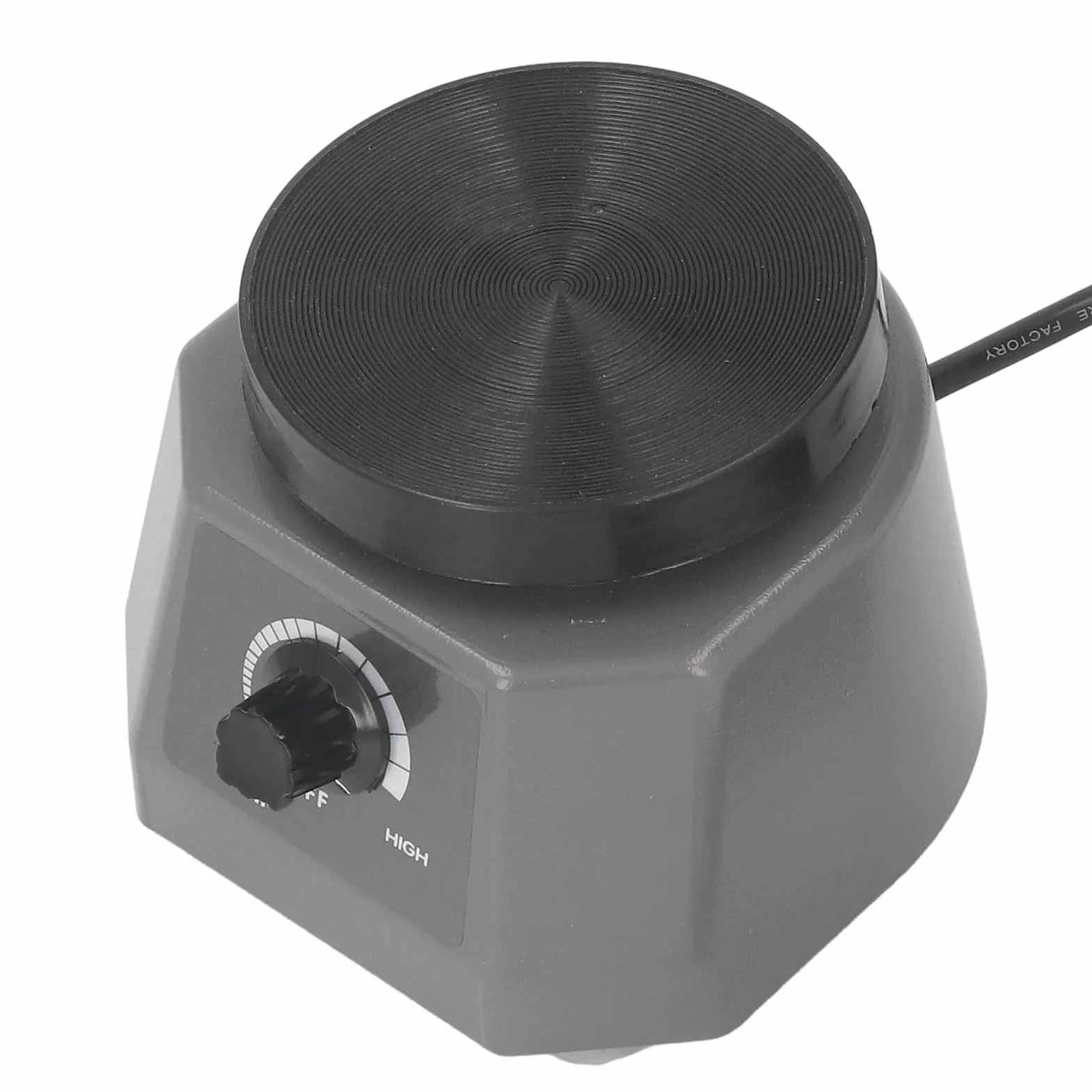 4 Cal Okrągły Oscylator Dentystyczny 100W Wibrator Laboratoryjny Shaker Gipsowa Płyta Wibracyjna Wytrząsarka do Gipsu Płyta Sprzęt Dentystyczny Maszyna do Mieszania (Wtyczka UE
