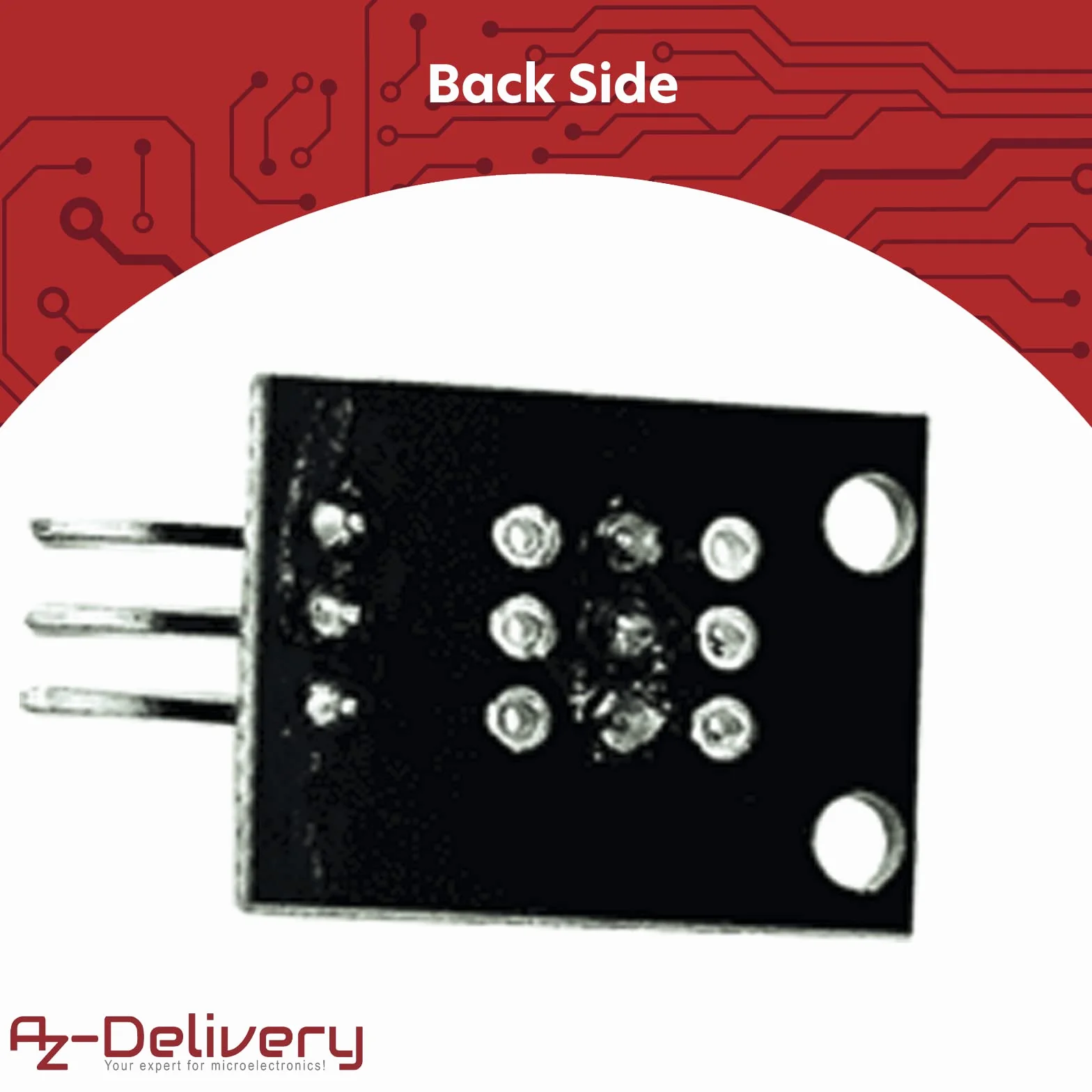 AZDelivery 3 x KY-035 magnetyczny czujnik halla moduł analogowy kompatybilny z Arduino i Raspberry Pi, tym eBook!