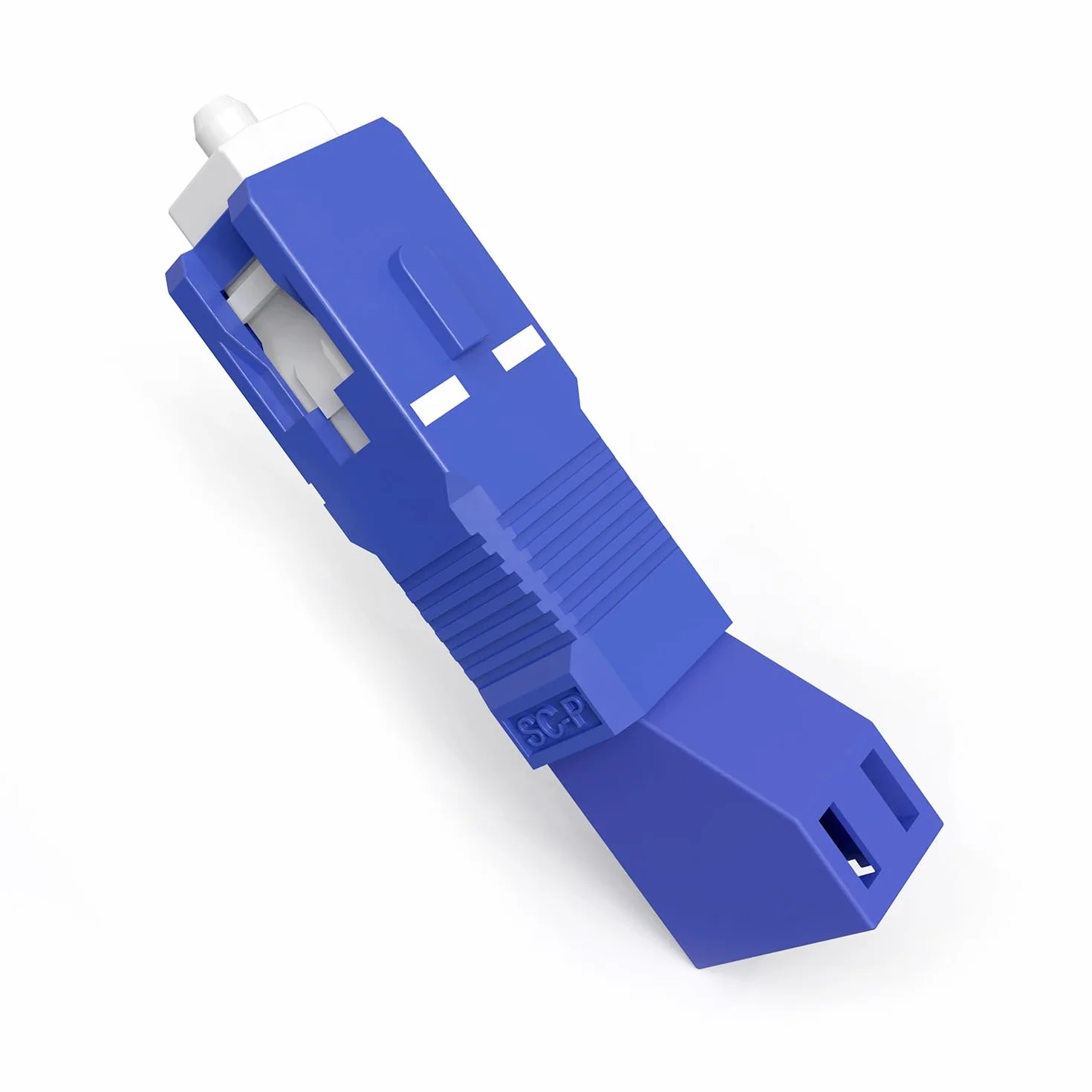 Optyczny adapter światłowodowy LC/UPC gniazdo do wtyczki SC/UPC, 9/125um jednomodowe simplex złącze szybkiego kabla światłowodowego (LC-SC UPC)
