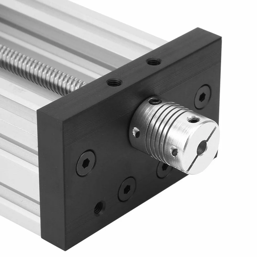Liniowy stół przesuwny 250-500 mm Ślimakowy napęd do grawerek 3D