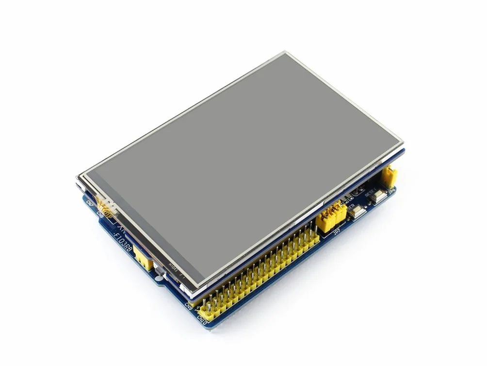 Coolwell Waveshare 4 cale Arduino Display Module Resistive Touch Screen TFT LCD Shield 480x320 SPI Interface kompatybilny z Arduino UNO/Leonardo/UNO PLUS STM32 NuCLEO/XNUCLEO 1