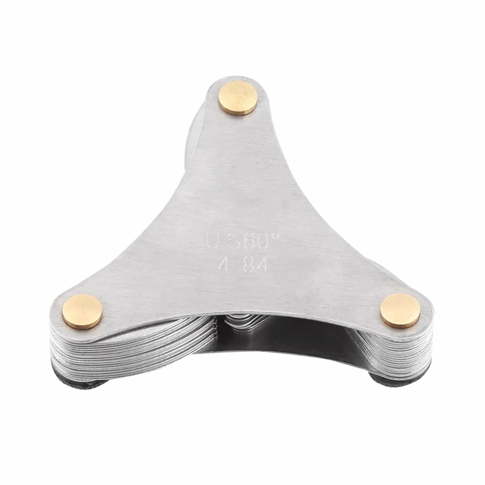 51/52 Stücke Edelstahl Schraube Pitch 60 und 55 Grad Gewinde Plug Gage Messwerkzeug Metrisch + imperial (52 stück)(US (51 pcs))
