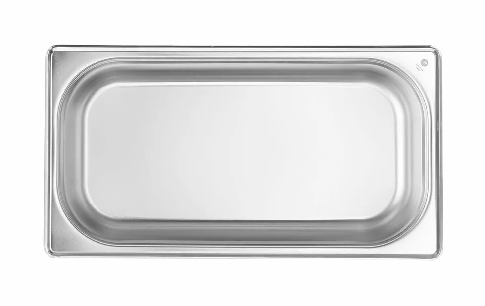 HENDI Pojemnik GN1/3, odpowiedni do piecach konwekcyjnych, lodówkach, bemarach i podgrzewaczach, odporny na temperaturę od -40° do 250°C, 2,5L, 325x176x(H)65mm, stal nierdzewna