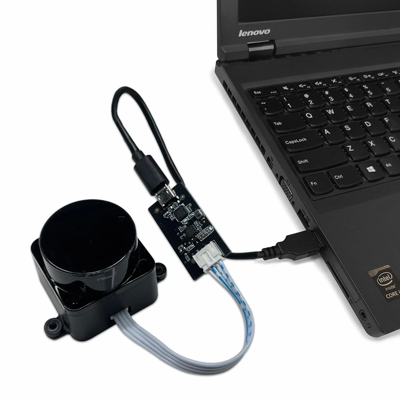 WayPonDEV FHL-LD19 Zestaw czujnika odległości Lidar 2D 360° 10Hz 12m