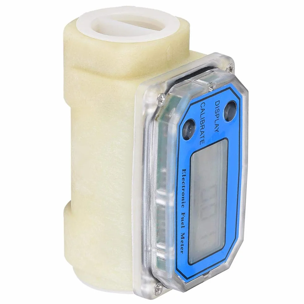 Mini cyfrowy przepływomierz turbiny wysokoprężny 15-120 l/min 1" NPT