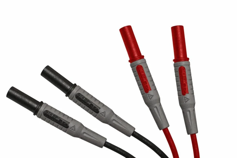 PeakTech P 7020 - Przewody pomiarowe ~ 1000 V / 10 A ~ z bezpiecznymi gniazdami 4mm