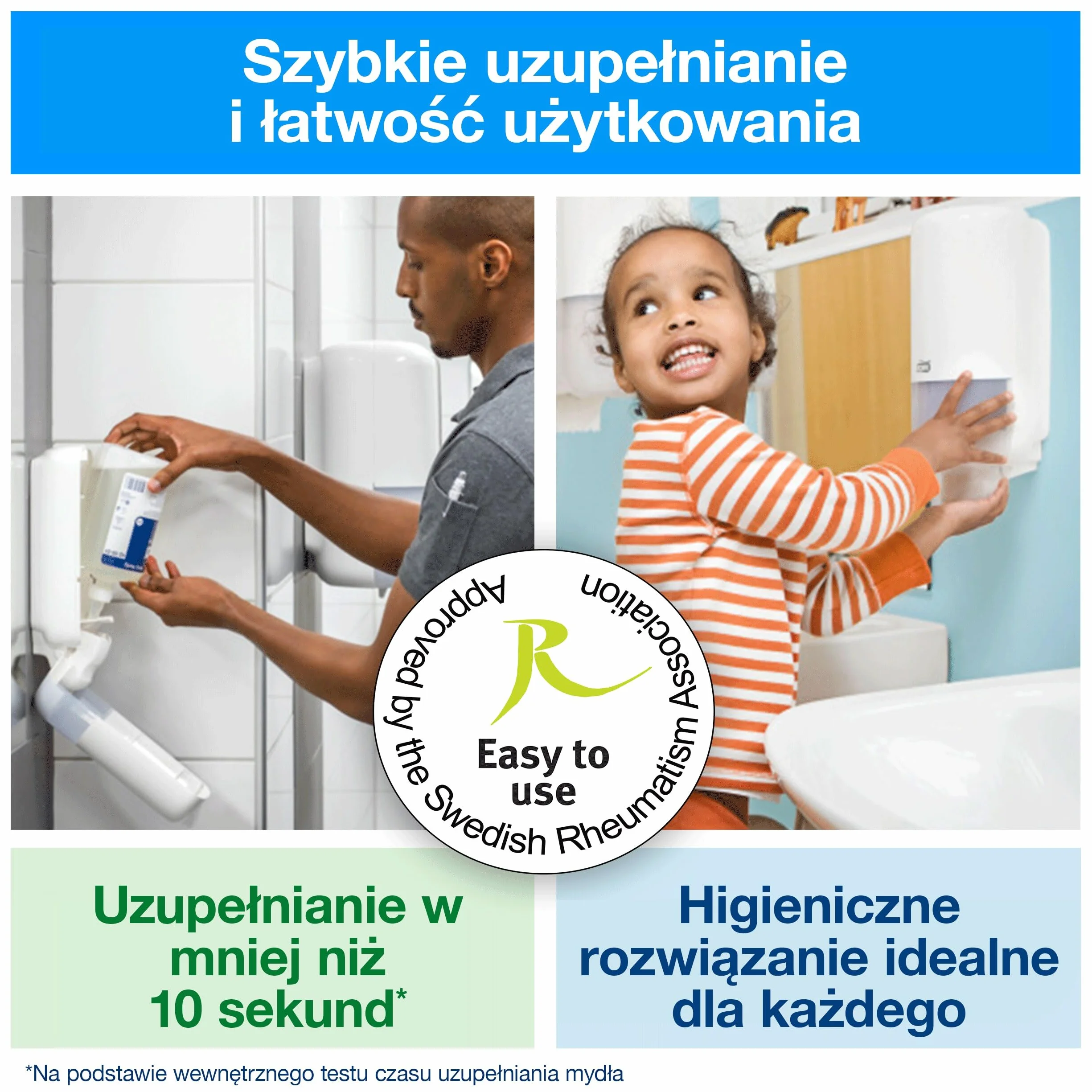 Tork dozownik do mydła i dezynfekcji biały S4 Elevation 561500
