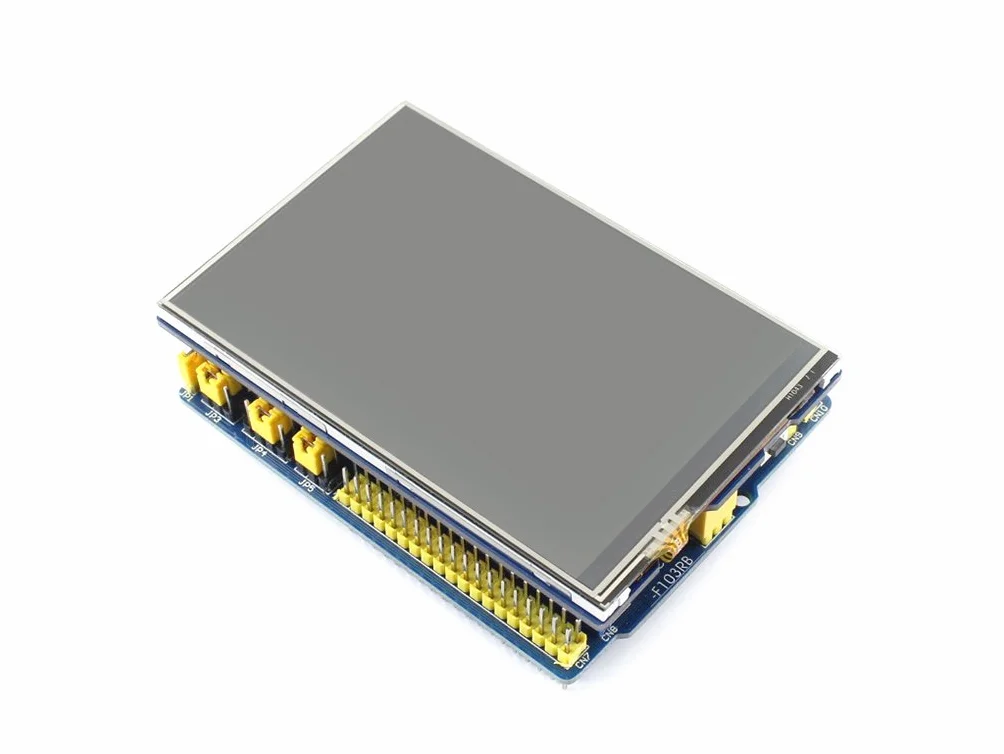 Coolwell Waveshare 4 cale Arduino Display Module Resistive Touch Screen TFT LCD Shield 480x320 SPI Interface kompatybilny z Arduino UNO/Leonardo/UNO PLUS STM32 NuCLEO/XNUCLEO 1