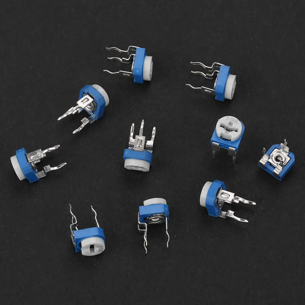 100 Stück variable Widerstände 500 Ohm bis 1M Ohm Trimmer Potentiometer Kit