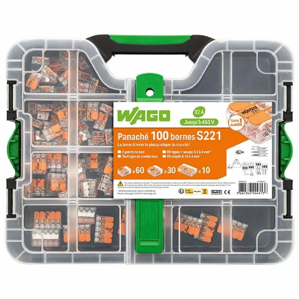 Wago Walizka 100 zacisków S221