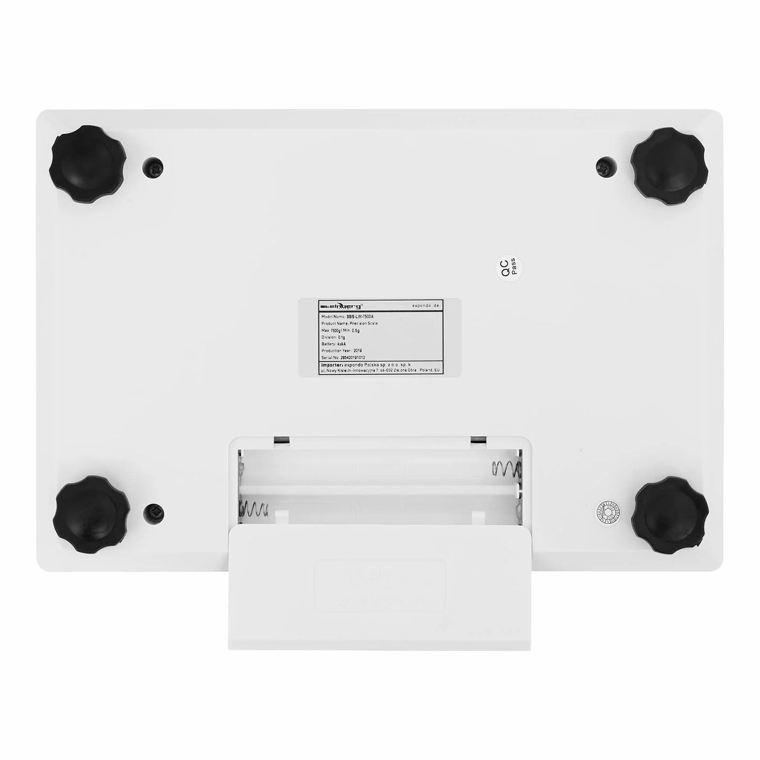 Steinberg SBS-LW-7500A Profesjonalna waga precyzyjna 7,500g/0,1g 18x18cm