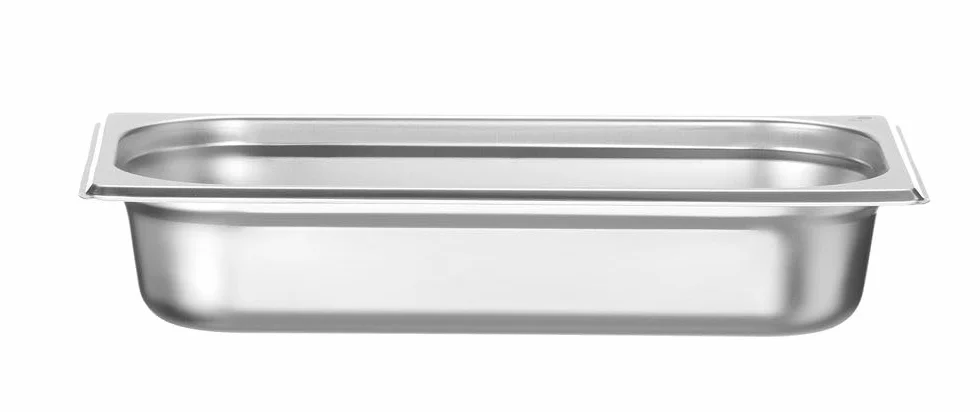 HENDI Pojemnik GN1/3, odpowiedni do piecach konwekcyjnych, lodówkach, bemarach i podgrzewaczach, odporny na temperaturę od -40° do 250°C, 2,5L, 325x176x(H)65mm, stal nierdzewna