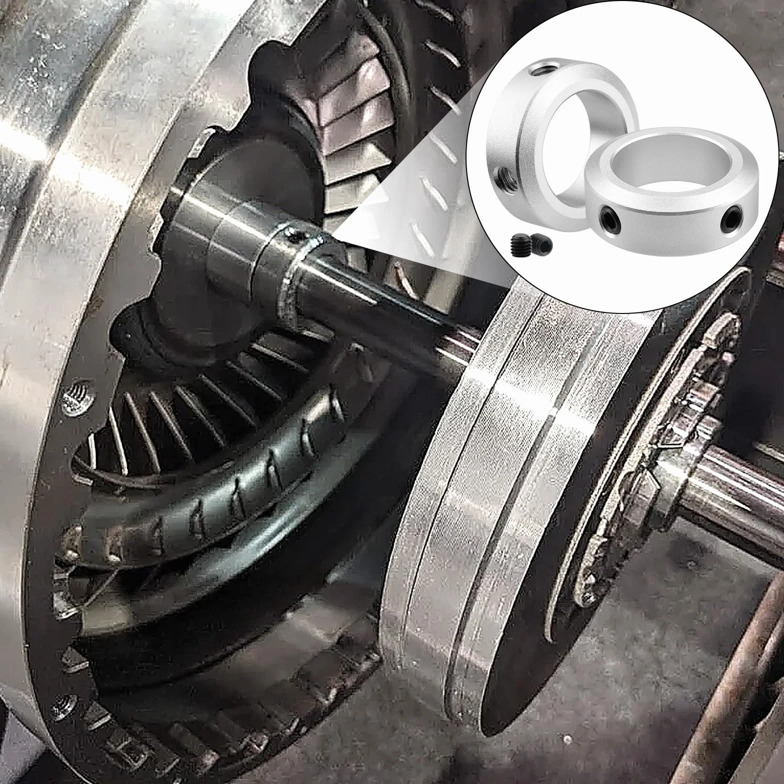 Mbsomnus pierścienie nastawcze 16 mm pierścień zaciskowy ID 16 mm AD 26 mm szerokość 10 mm wał do kół Axle przekładni CNC