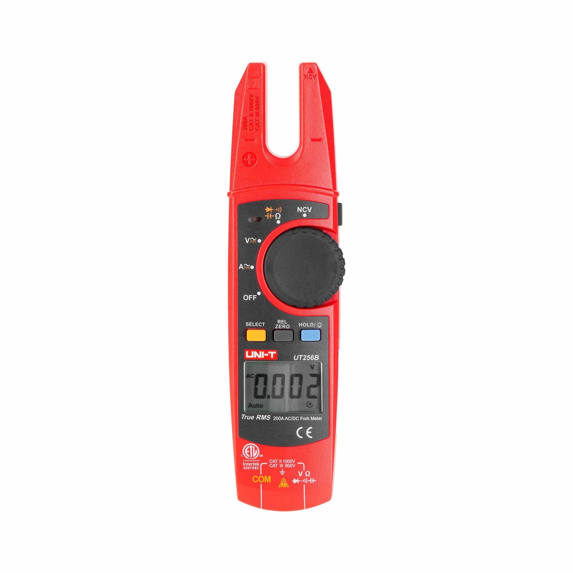 Uni-T Miernik Cęgowy UT256B/MIE0190 200A True RMS Ekran LCD