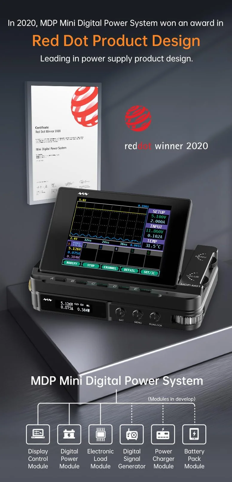 MINIWARE MDP-L1060 programowalne obciążenie elektroniczne 100W