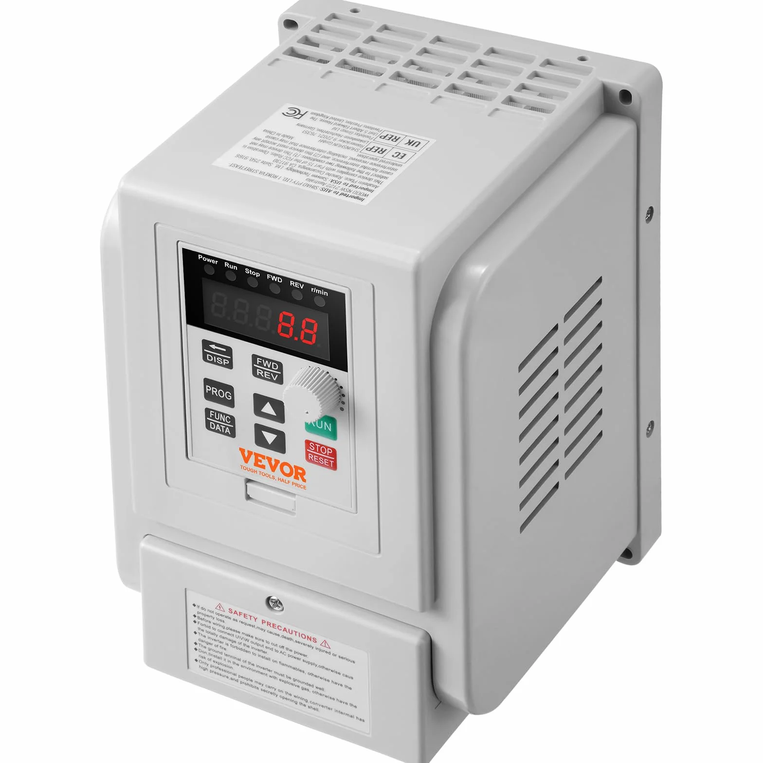 VEVOR 2,2 kW 10 A VFD przetwornica częstotliwości AC 220–240 V regulator prędkości