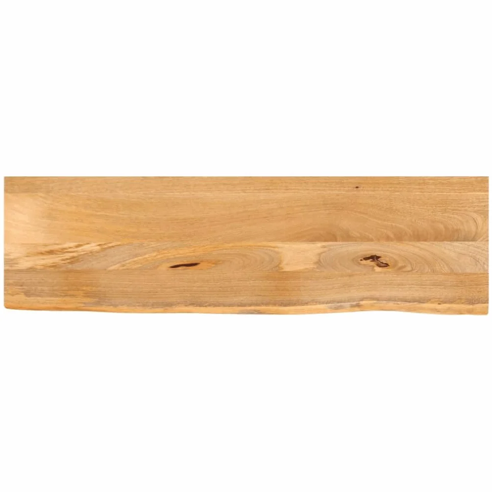 vidaXL Blat stołu z naturalną krawędzią, 100x40x3,8 cm, drewno mango, blat stołowy, drewniany blat stołu, blat na stół, blat na wymianę