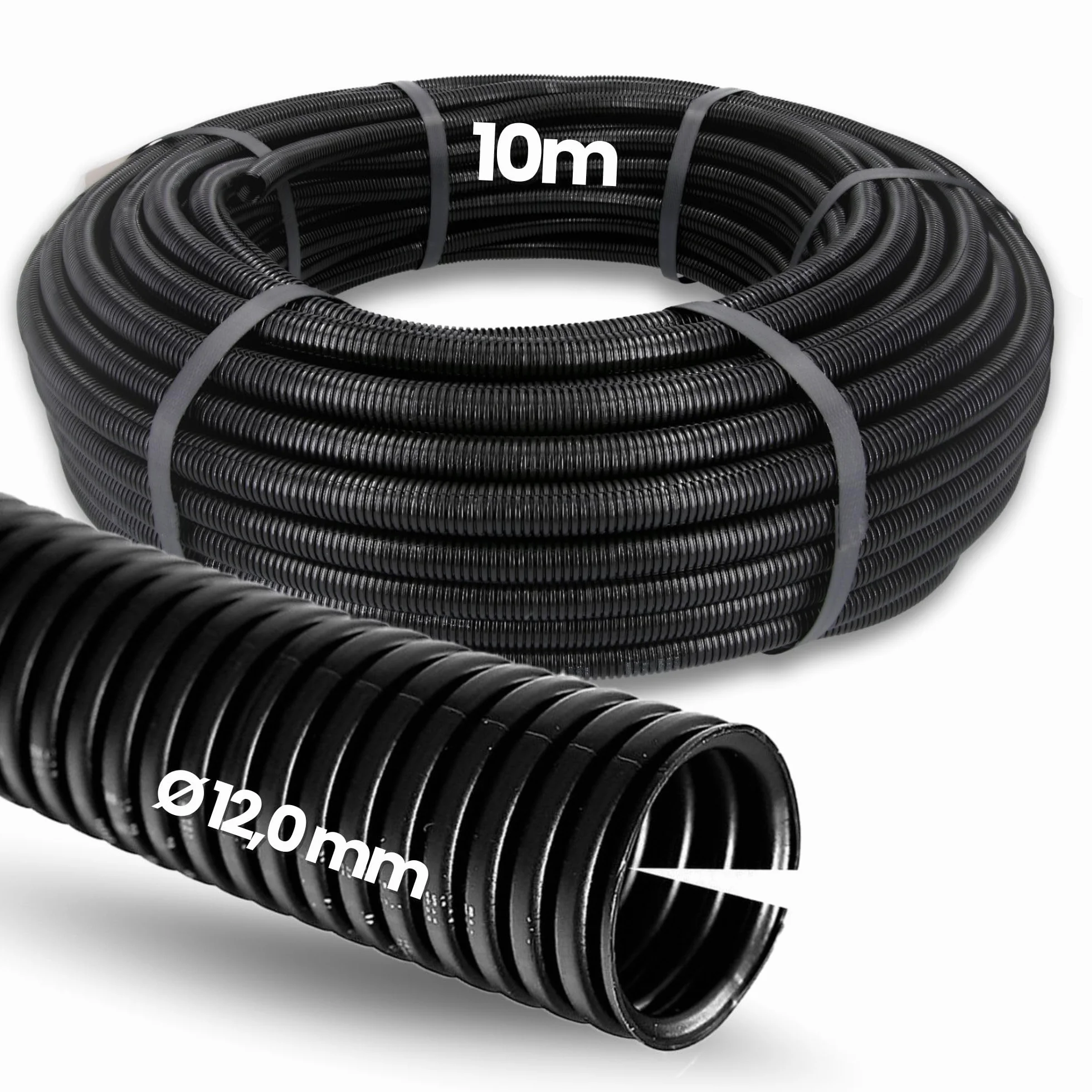 Kalitec rura falista z rowkiem NW 12 10 m ochrona kabla AD 15,6 mm ID 12,0 mm