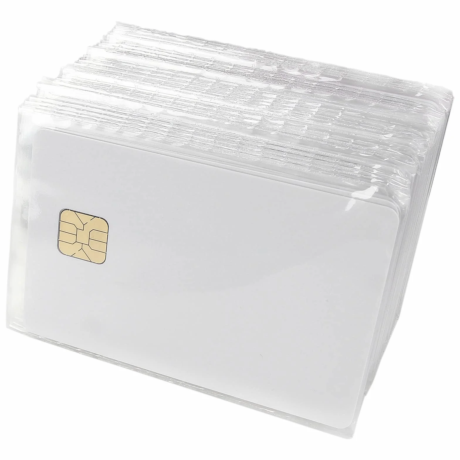 50 sztuk pustych kart PVC z chipem kontaktowym 4428 Smart Card Hotel karta klucza protokół ISO7816