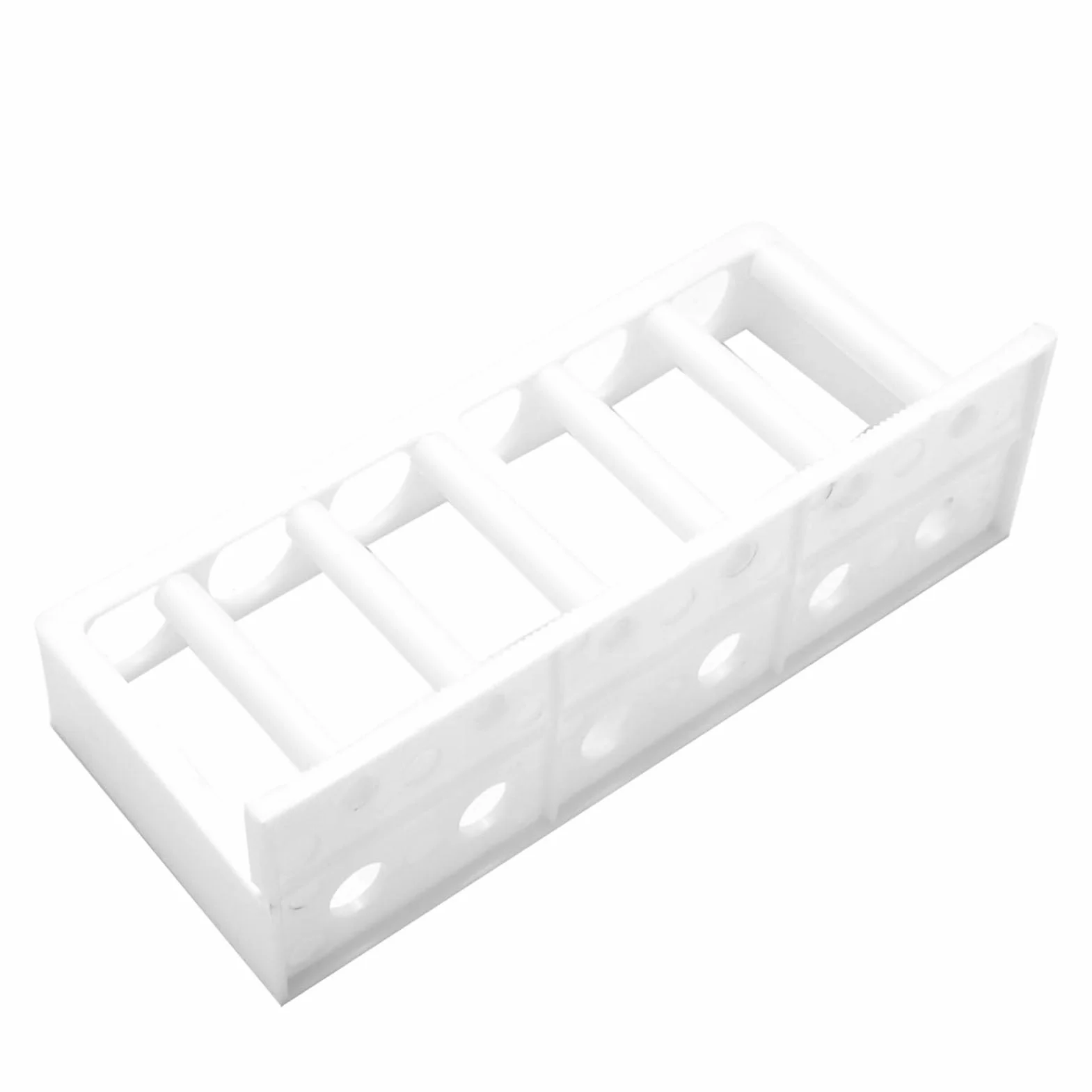 Reagenzglasgestell 6 Löcher 6-Säulen Teströhrchenhalter aus Kunststoff