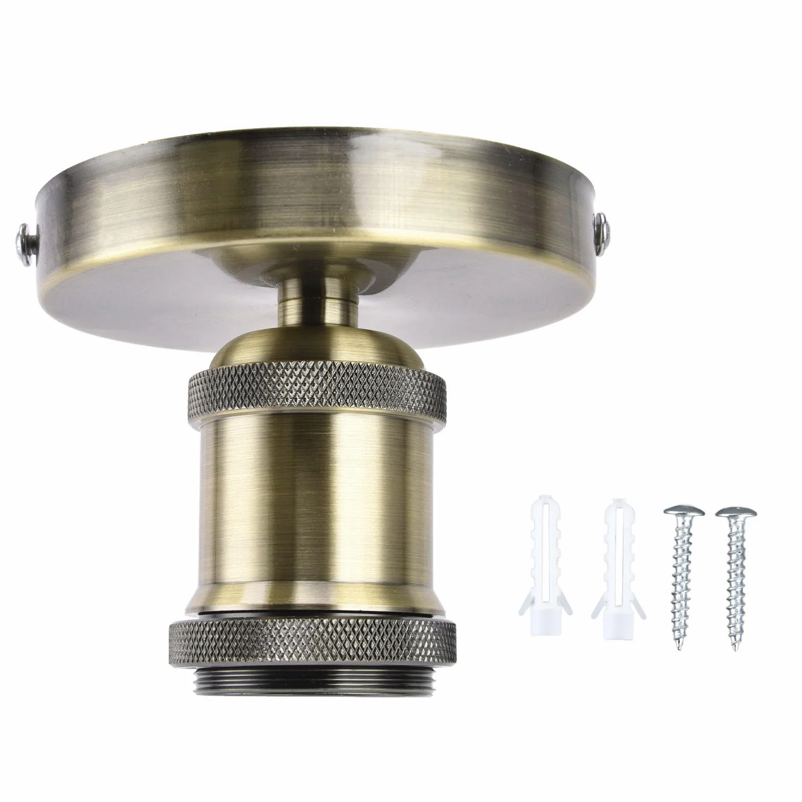 Oprawka Sufitowa Vintage E26 E27 100-240 V Brązowy