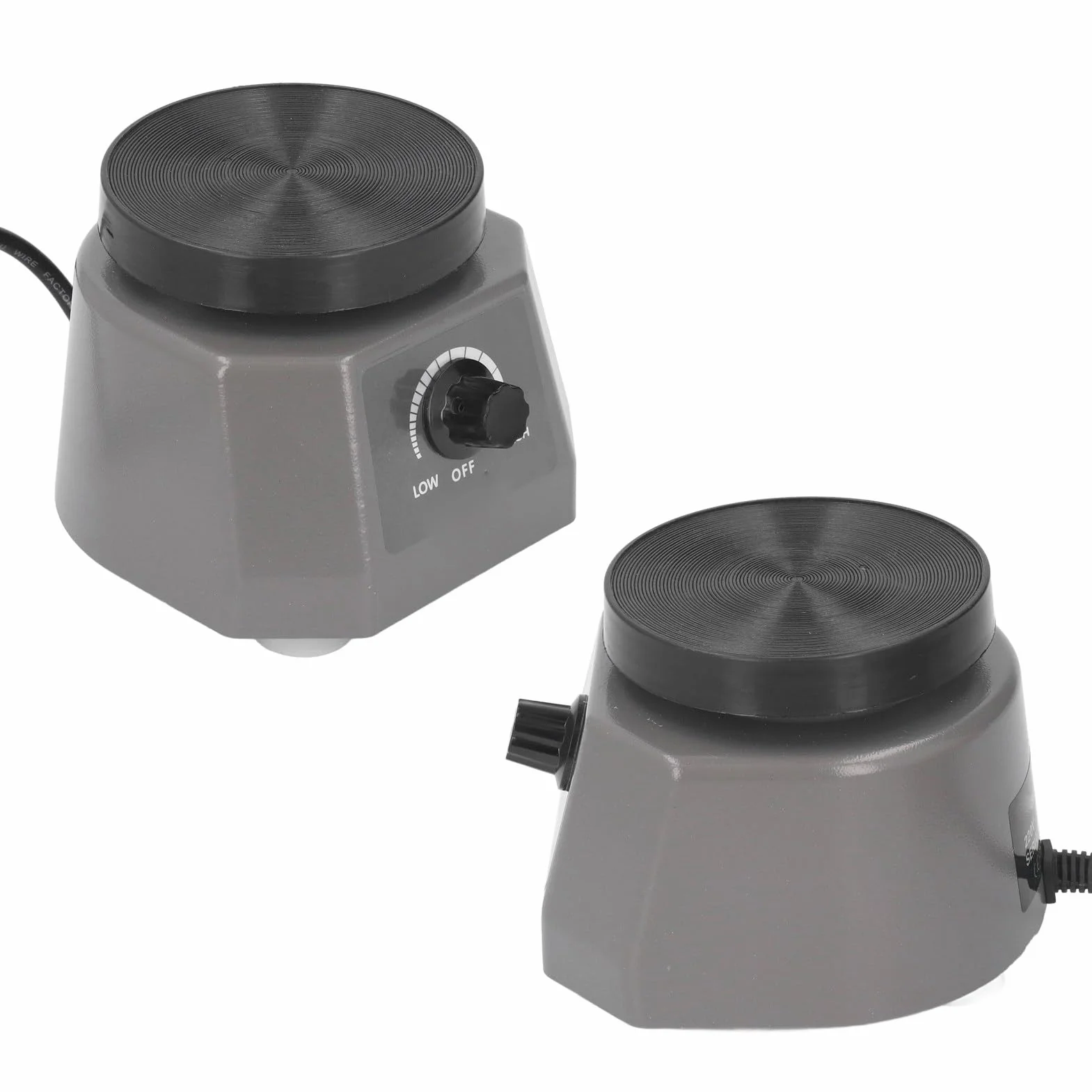 4 Cal Okrągły Oscylator Dentystyczny 100W Wibrator Laboratoryjny Shaker Gipsowa Płyta Wibracyjna Wytrząsarka do Gipsu Płyta Sprzęt Dentystyczny Maszyna do Mieszania (Wtyczka UE