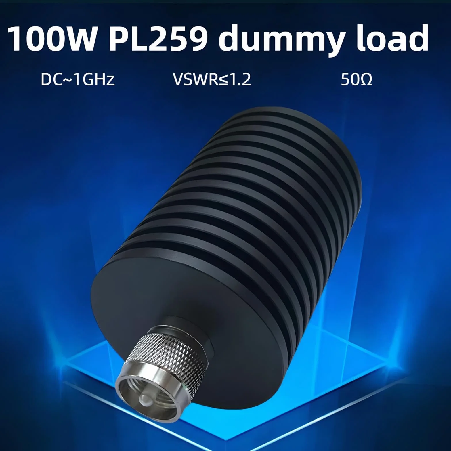 BECEN Obciążenie manekina UHF 100 W - 100 W PL259 Terminator DC-1Ghz