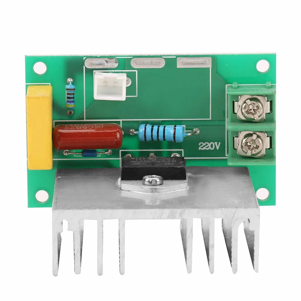 Regulator prędkości obrotowej do silników prądu przemiennego, 4000 W, 40 A, regulator napięcia, ściemniacz LED, do sterowania lampami do urządzeń gospodarstwa domowego, bezstopniowa regulacja 0,220 V