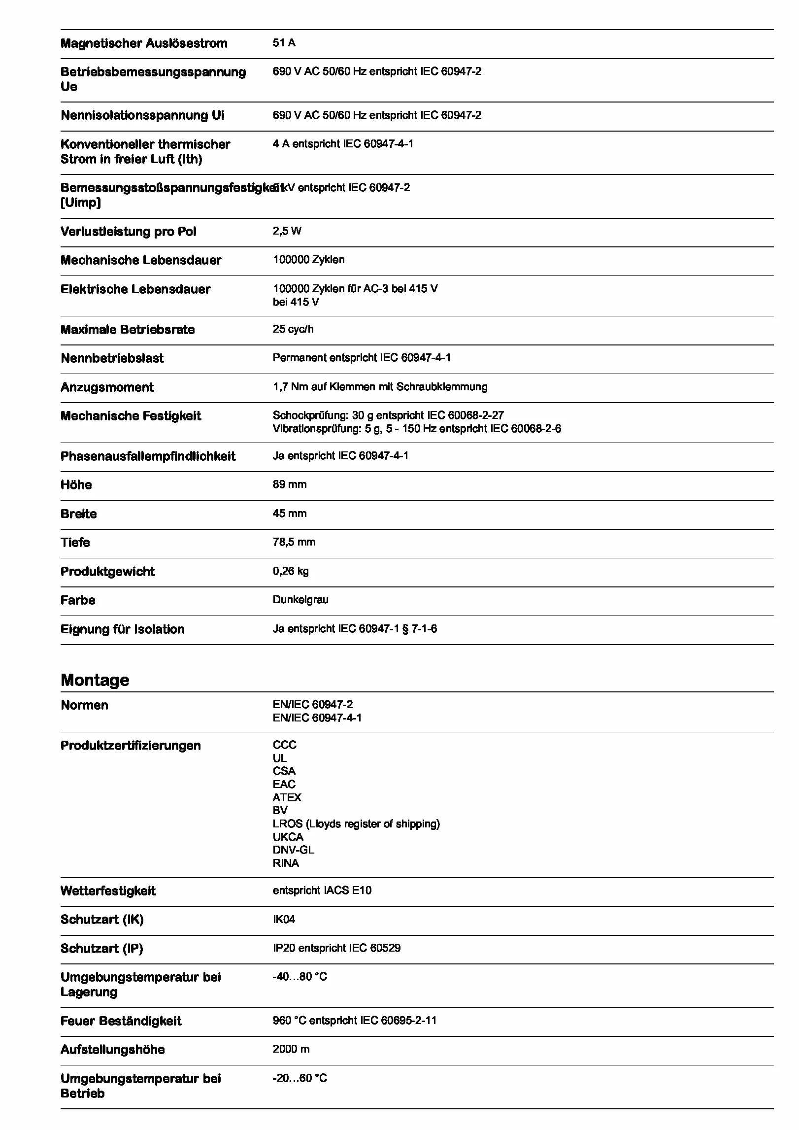 Schneider Electric GV2ME08 wyłącznik ochronny silnika 3p 2,5-4 A uruchamianie przycisku przyłącze śrubowe 45 x 89 x 78,2 mm