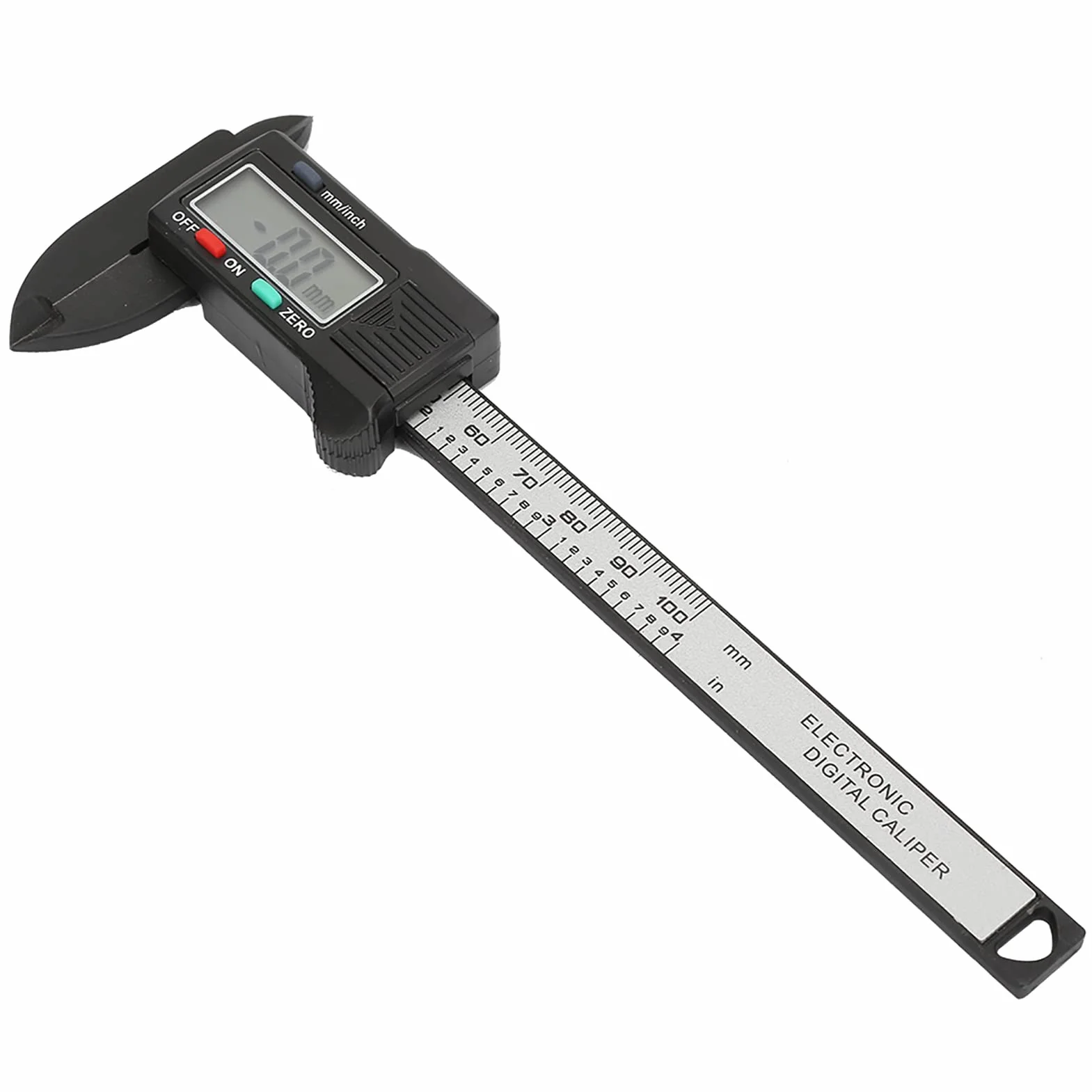 Praktyczna 100 Mm Plastikowa Elektroniczna Suwmiarka Cyfrowa z Dużym Ekranem LCD