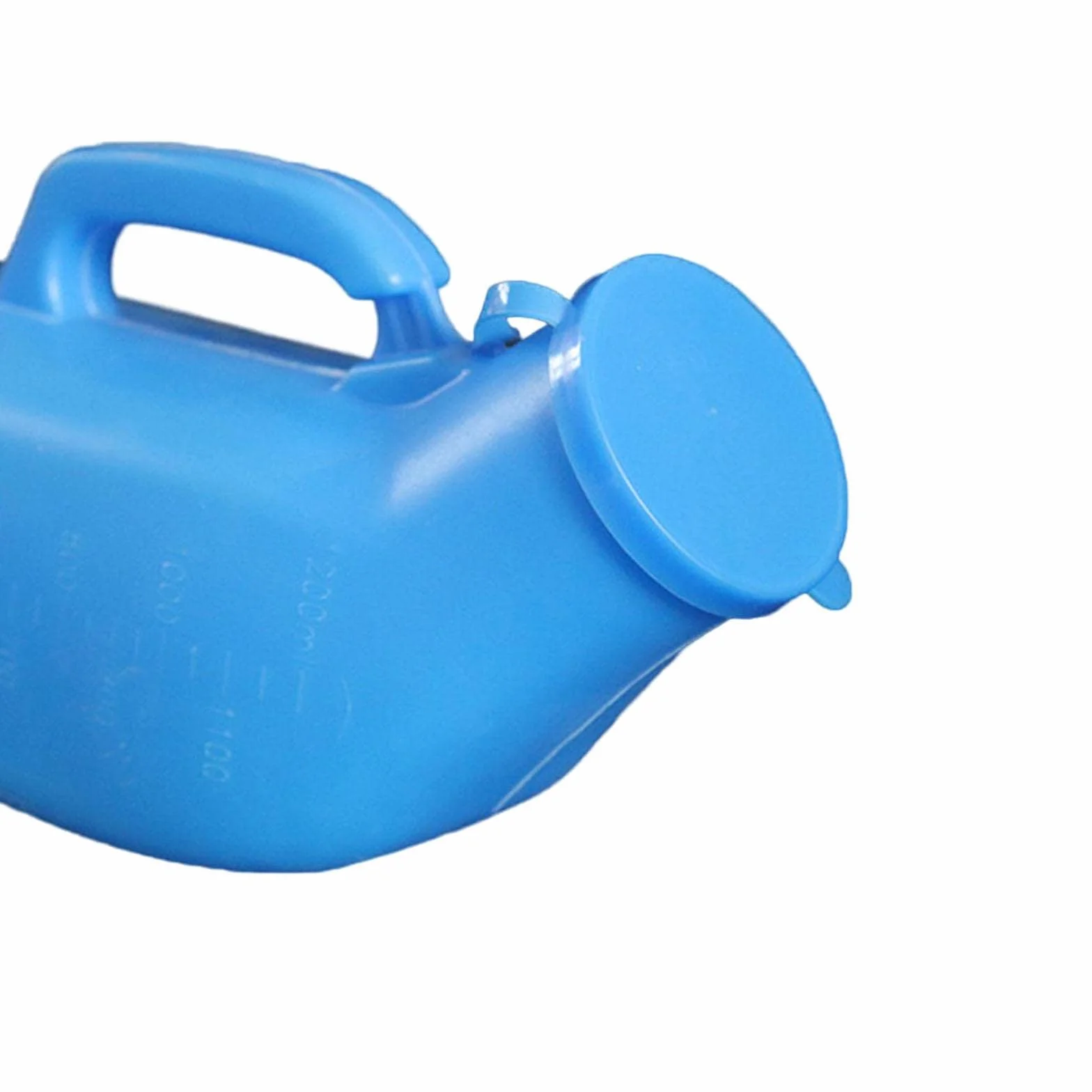 Pisuar męski z uchwytem i pokrywką 1200 ml niebieski