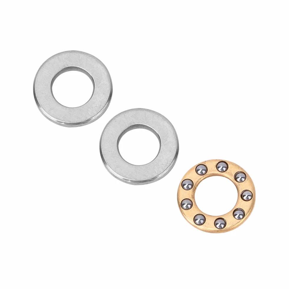 Łożyska Kulkowe Wzdłużne F5-11M 5x11x4,5mm Stalowe Miniaturowe Zestaw 10 Sztuk