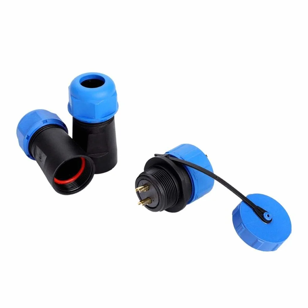 Luftfahrtstecker SP21 IP68 2/3/4/5/7/9/12-poliges Anschlussstecker Wasserdicht Steckverbindungskabel 2 PIN