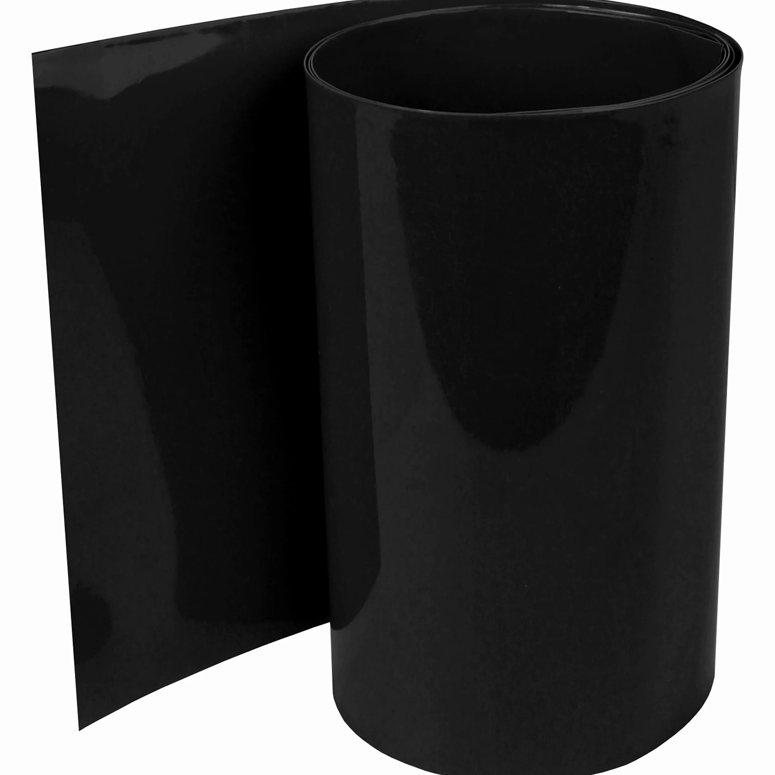 ISOLATECH Rurki termokurczliwe PVC na metry czarny bez kleju Wymiar płaski 80mm(Ø50,9mm) 1 metr Współczynnik skurczu 2:1 Zestaw do izolacji akumulatorów 18650 bez etykiety(Ø50,9mm 1 metr)