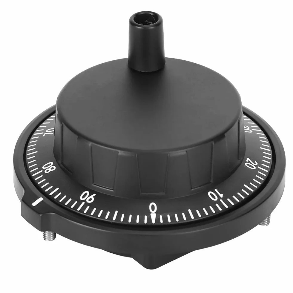 Pokrętło ręczne CNC 80 mm 100PPR enkoder impulsów z tworzywa sztucznego