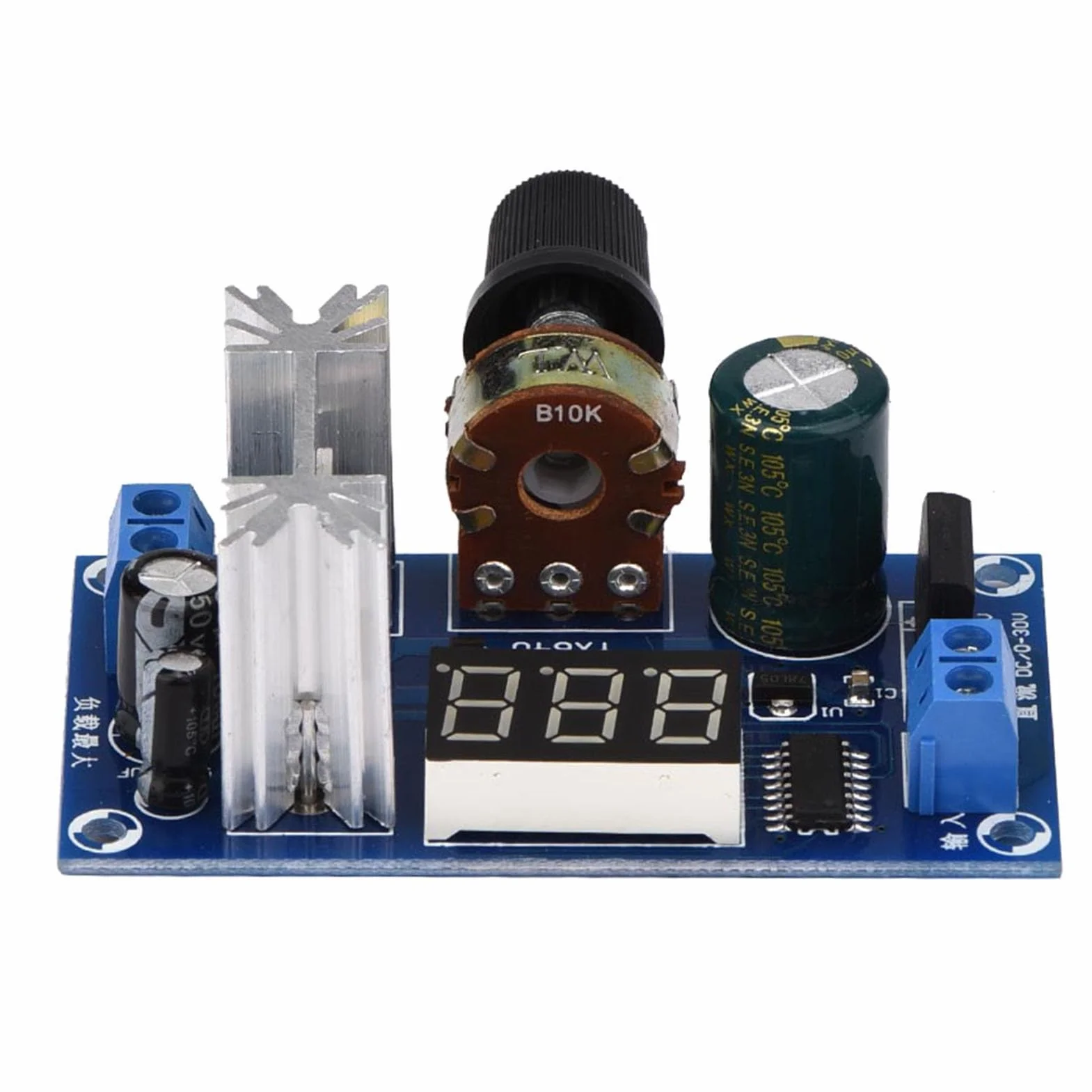 LM317 Regulowane Napięcie, 317 Regulowany Zasilacz LM317 Regulator Mocy Regulator Regulator Napięcia Zasilania Panel Zasilania Cyfrowy Wyświetlacz Napięcia