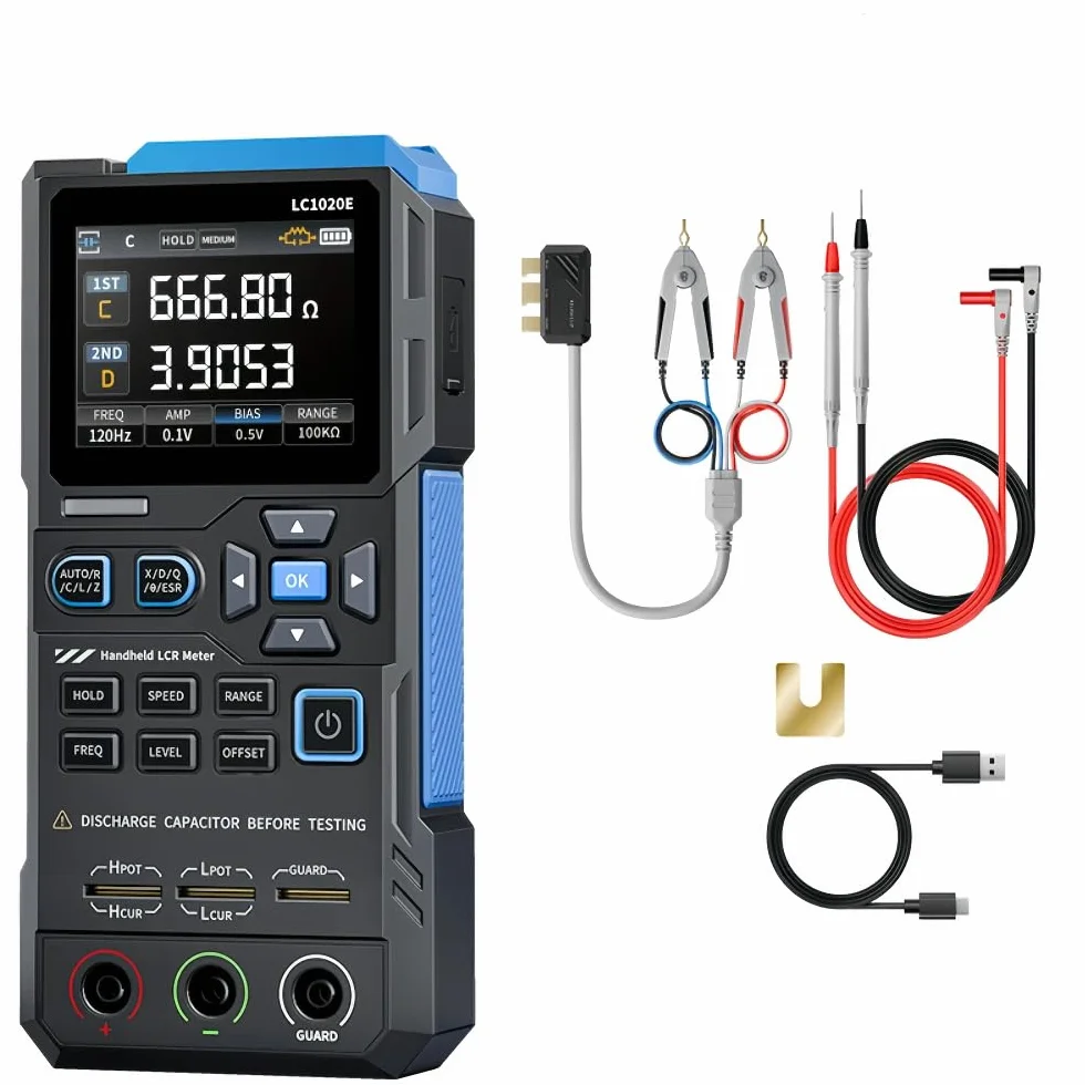 Tester rezystancji i indukcyjności kondensatorów LC1020E SMT