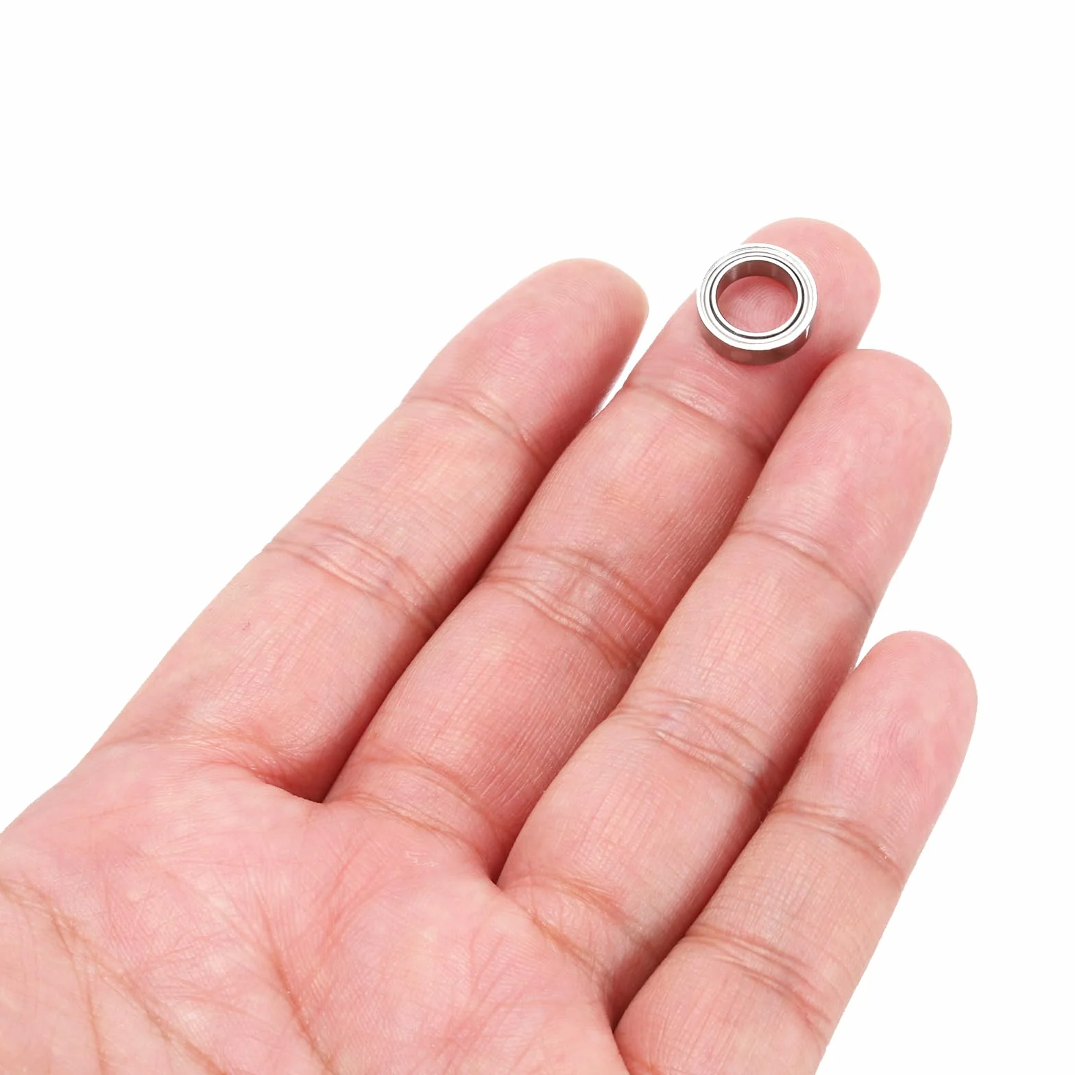 QUARKZMAN 8 sztuk MR128Zz sztywne łożyska kulkowe Z2 8 x 12 x 3.5mm stal wysokowęglowa chromowane łożysko podwójne ekranowane metalowe precyzyjne łożyska, P0 (Abec 1)