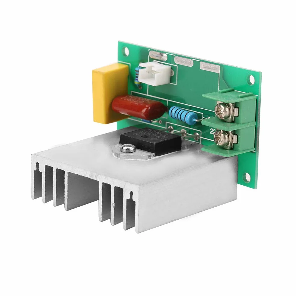 Regulator prędkości obrotowej do silników prądu przemiennego, 4000 W, 40 A, regulator napięcia, ściemniacz LED, do sterowania lampami do urządzeń gospodarstwa domowego, bezstopniowa regulacja 0,220 V