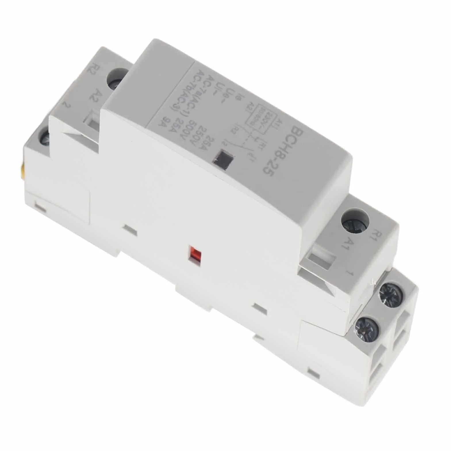 Stycznik AC 25A Stycznik domowy AC 220V 230V 2P 1NO 1NC Montaż na szynie DIN 50Hz 60HZ