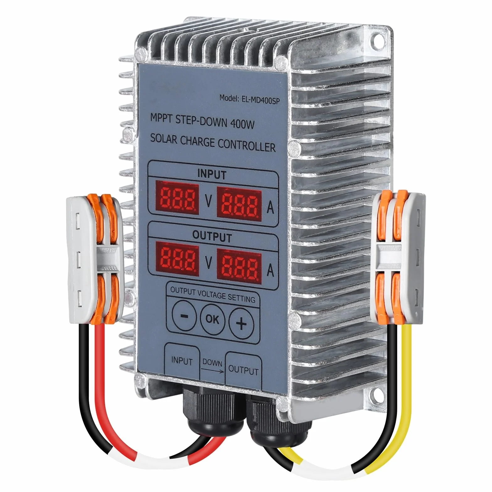 DEWIN Solarny Regulator Ładowania Boost MPPT 24 V - 85 V, Regulowany Napięcie, Step Up Solar Panel Słoneczny 400 W