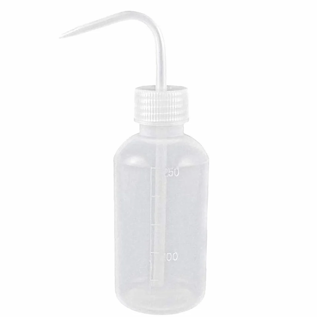 1 szt. 250 ml plastikowy dozownik do wyciskania laboratorium bezpieczna butelka do mycia czysta tatuaż butelka do czyszczenia kuchnia pojemnik na przyprawy