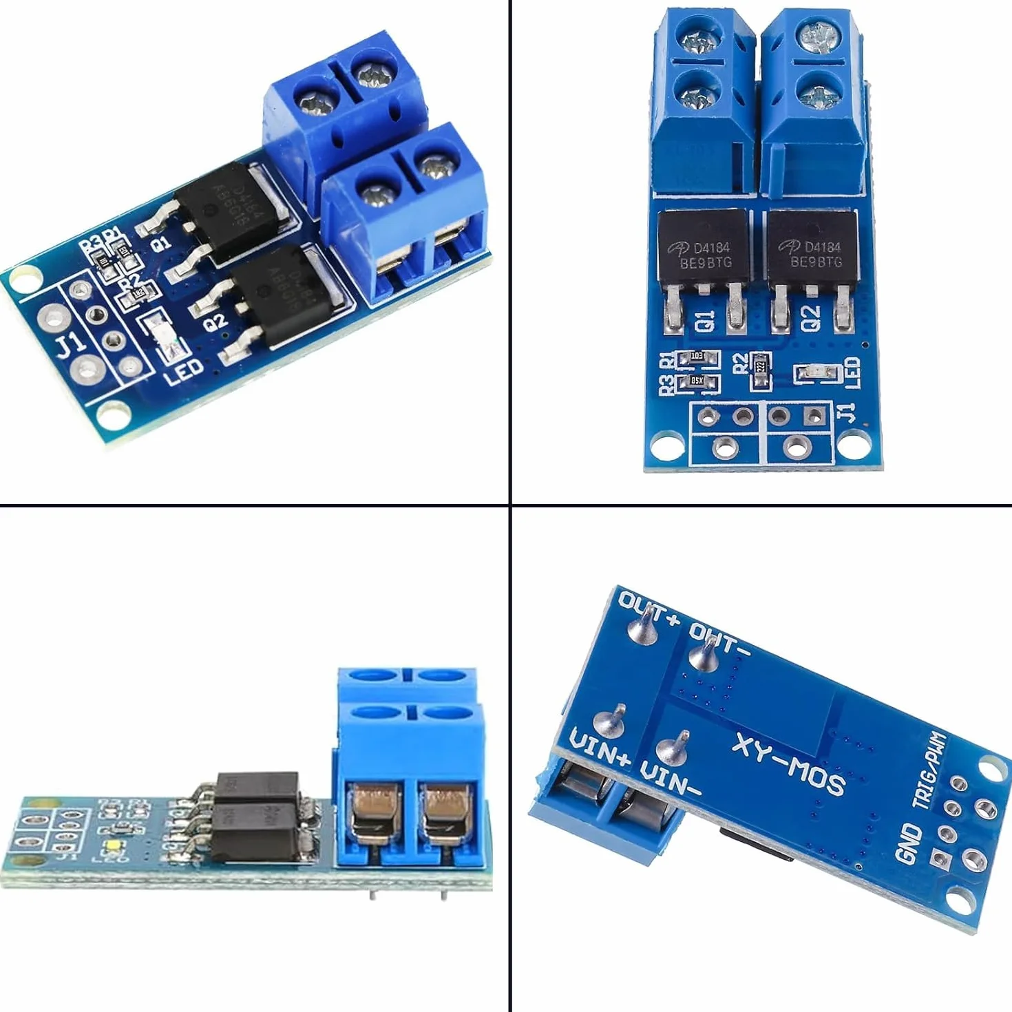 Moduł sterownika przełączającego PWM DC 5V-36V 400W podwójny Mosfet FET