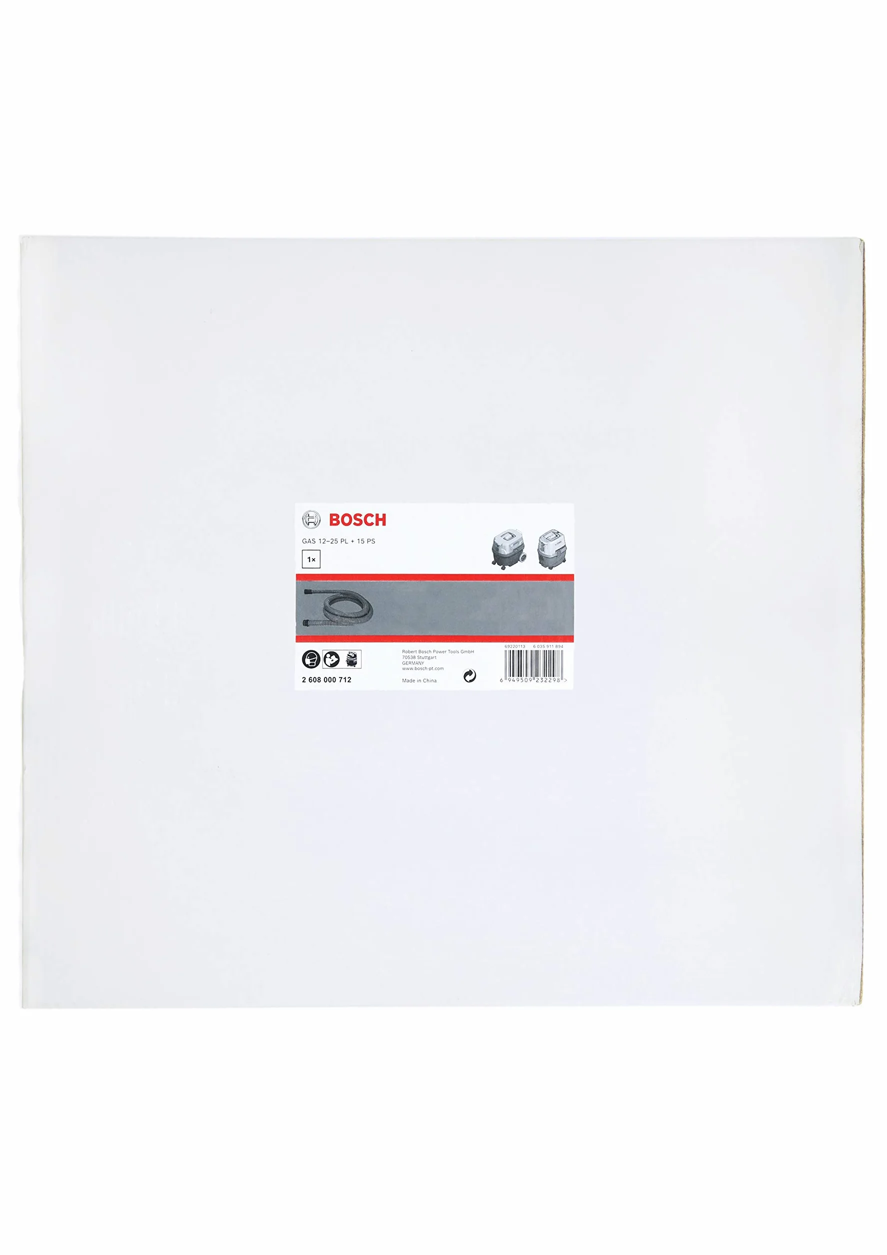 Bosch Professional Przedłużenie węża do odkurzacza (do GAS 12-25 PL/GAS 15 PS, długość 3 m, osprzęt do odkurzaczy)